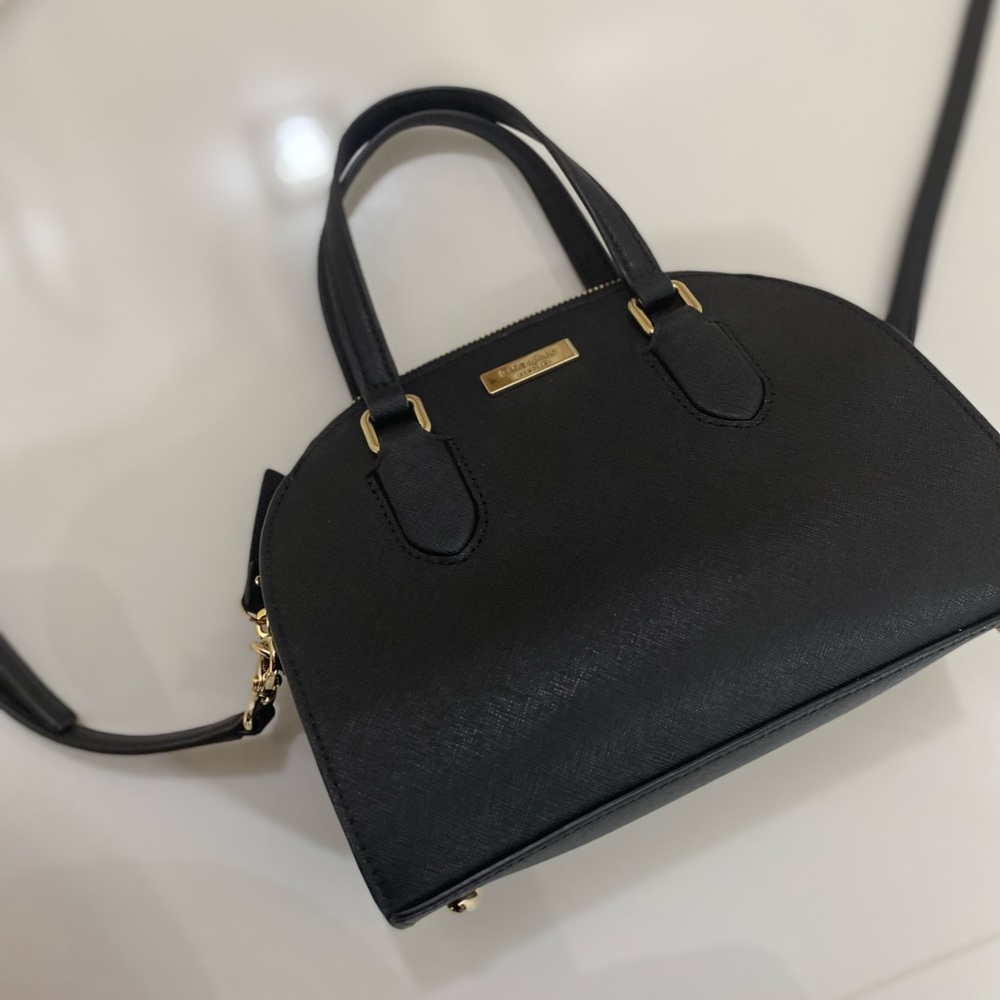 KATE SPADE Reiley Laurel Way black satchel handbag